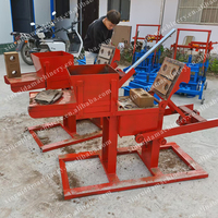 Machine à fabriquer des briques creuses de grande capacité, machine manuelle à fabriquer des briques en argile, machine à fabriquer des blocs emboîtables