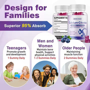 Venta caliente 1000mg Citrato de calcio Gummies Suplementos DE SALUD masticables Suplementos inmunológicos Suplementos de hierbas dietéticas - Product Image 5