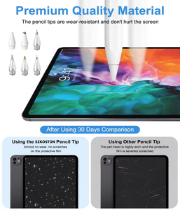 Accessoires pour Consommateurs : 6 Embouts de Remplacement pour <span class=keywords><strong>Apple</strong></span> <span class=keywords><strong>iPad</strong></span> <span class=keywords><strong>Pencil</strong></span> Pro/ 2ème Génération/ <span class=keywords><strong>1</strong></span>ère Génération - Product Image 3