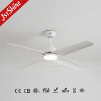 1stshine fabricant de ventilateurs de plafond 52 pouces ventilateur de plafond blanc moderne avec application contrôle intelligent