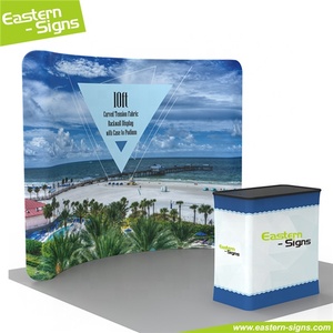 Exhibición de stand de exposición 3x3 de publicidad de tela de aluminio ligera plegable para Feria Comercial - Product Image 1