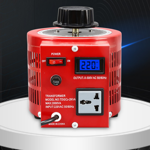 Dispositif de contrôle de tension triphasé AC manuel en cuivre avec bobine visible et échelle calibrée 15KVA-TSGC2 - Product Image 3