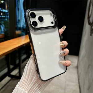 ตัวยึดกล้องป้องกันรอยขีดข่วนเคสโทรศัพท์แบบใส TPU ด้านหลังเคสโทรศัพท์ PC สำหรับ iPhone 17 17 Pro Max 17 Pro Air - Product Image 5