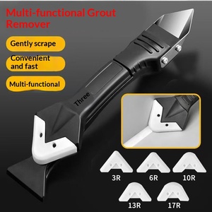 Caulking Scraper Caulk Applicator Grout Smoothing <b>Tool</b> Scraper Specific Multi-Functional Caulking Remover <b>for</b> Edging Finishing - Product Image 1