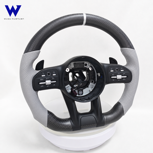Volante Mejorado de Fibra de Carbono Compatible con Mercedes Benz 809 <span class=keywords><strong>Clase</strong></span> C <span class=keywords><strong>E</strong></span> S W205 W206 W213 W222 W223 W463 AMG, Listo para Instalar - Product Image 3