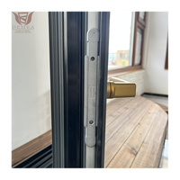 DEMEA Porte coulissante en aluminium résistante aux intempéries Portes coulissantes panoramiques à double vitrage résistantes