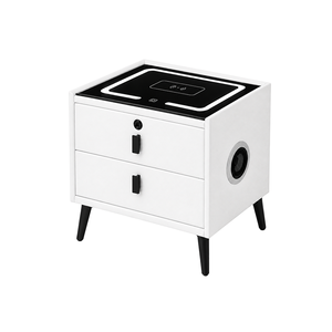 Minimalistischer Smarter Nachttisch mit Kabelloser Ladestation, LED-Licht und Elektronischem Schloss - Product Image 5