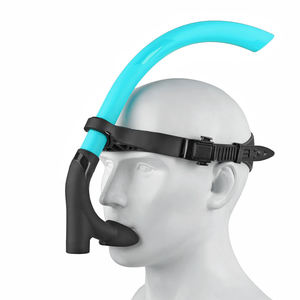 ALoma Factory Logotipo personalizado Natación Snorkel Air Drop Seguridad <span class=keywords><strong>Nadador</strong></span> Tubo <span class=keywords><strong>de</strong></span> respiración Tubo <span class=keywords><strong>de</strong></span> esnórquel frontal para adultos - Product Image 1