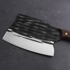 Couteau à désosser de <span class=keywords><strong>6</strong></span> pouces en acier inoxydable forgé à la main avec manche en bois pleine longueur, écologique, pour la cuisine domestique et les restaurants - Product Image 3