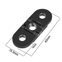 Compatible avec GoPro 13/12/11/10 Max pour support magnétique DJI, plaque de fixation en alliage d'aluminium, adaptateur, connecteur