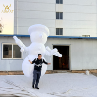 Poupée gonflable de bonhomme de neige de dessin animé pour carnaval en plein air, pour la publicité