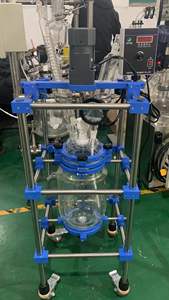 5l 10l 30l 30 L 100l 5 50 100 litres 200l laboratoire industriel chauffé sous vide chemisé continu agité réservoir réacteur en verre scellé - Product Image 4