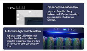 NE-353 Touch Control Ultra-Quiet Operation Smart Constant Temperature to Preserve Original Taste Wine Beverage Cooler - Product Image 3