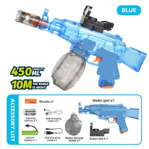 Yetişkinler İçin Sıcak Elektrikli LED Işıklı Güçlü Yazlık Açık Hava Plaj Su Tabancası Oyuncak Çocuk Hediyesi - Product Image 5