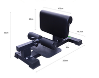 Máquina Multifuncional Ajustable para Sentadillas y Ejercicios de Piernas, Glúteos y Abdominales, para Entrenamiento de la Parte Inferior del Cuerpo en el Gimnasio
