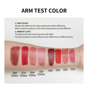ลิปบาล์มไฮยาลูรอนิกแอซิด8สี, ลิปกลอสให้ความชุ่มชื้นติดทนนานง่ายต่อการทา - Product Image 5