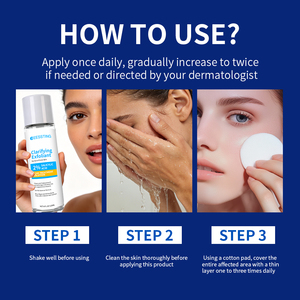 Nettoyant Visage Liquide Exfoliant Clarifiant Éclaircissant et Régulateur de Sébum OEM/ODM - Product Image 5