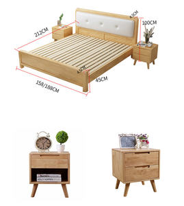 Meubles italiens de luxe, Offre Spéciale par usine, lits, ensembles pour chambre à coucher d'appartement et d'hôtel, ensemble de bancs de tabouret de taille King Size avec bout de <span class=keywords><strong>lit</strong></span> - Product Image 6