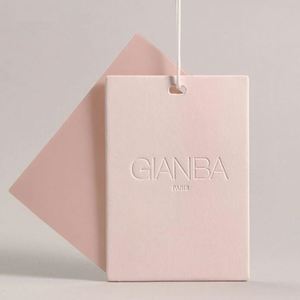 Custom Luxury Hanging Label With <b>String</b> Special Swing Paper Product Tags Paper Hang Tag for Clothing Garment - Product Image 2