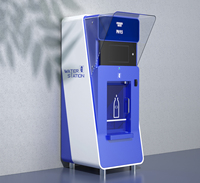 Distributeur d'eau hydrogénée PH7.5-9.5 Ioniseur alcalin d'automne 800ppb Paiement par carte de crédit Visa Écran tactile LCD