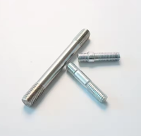 DIN976 Double Stud Bolt Carbon B7 Steel Fully Threaded Rod Bars Metric Black Zinc Finish Left/Right Hand YPH Brand DIN A193