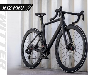 R12 รุ่นเต็มรูปแบบ พร้อมชุดเกียร์ WheelTop EDS TX - 2*12 สปีด ระบบเปลี่ยนเกียร์ไร้สาย ดิสก์เบรกไฮดรอลิก สำหรับการแข่งขัน R12-EDS-2*12S, ล้อคาร์บอน - Product Image 1