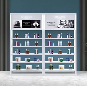 ตู้โชว์เครื่องสำอางทำจากไม้แบบกำหนดเองสำหรับ Schwarzkopf, <span class=keywords><strong>Kerastase</strong></span>, L'Oreal, ร้านเสริมสวยและทำผม - Product Image 5