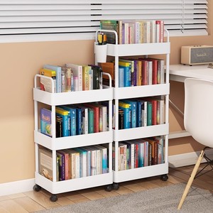 Metalen Opbergrek Kleine Ijzeren Kar Voor Slaapkamer Badkamer Keuken Of Kinderkamer Beweegbare Baby Benodigdheden Organizer - Product Image 5