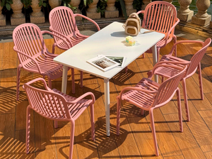 USA DELIVERY Modern <b>Stackable</b> Plastic <b>Dining</b> <b>Chair</b> | Commercial Restaurant Café & Outdoor Seating - Product Image 4