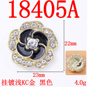 Bán Buôn Flatback Rhinestone Nút DIY Rhinestone Flatback Nút Cho Tóc Hoa Cưới Chỉnh Trang Lzy253 - Product Image 2