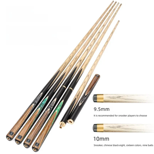 Meilleures ventes O'MIN Nouvelle Génération ENLIGHTEN Queue de billard 3/4 en bois de frêne nord-américain avec joint en laiton sous vide et poignée AG Micro-Matte - Product Image 2
