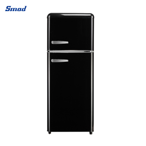 Réfrigérateurs rétro à double porte avec congélateur supérieur colorés pour usage domestique 252L - Product Image 5