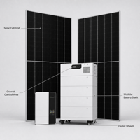 Sistem Tenaga Surya PV Hibrida Cerdas 50kW 100kW On Grid dan Off Grid untuk Komersial dan Industri, Paket Surya Lengkap