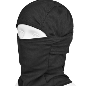 Cagoule noire coupe-vent en Spandex extensible pour sports de plein air, unisexe, bonnet d'hiver - Product Image 1