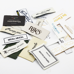 Étiquettes en satin polyester personnalisées ODM, étiquettes tissées personnalisées double face pour vêtements, faible MOQ, étiquettes de vêtements lavables - Product Image 3