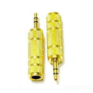 Audio Converter 3.5mm Male To 6.5mm Female Metal Audio <b>Adapter</b> <b>Plug</b> Connector For Audio Equipment - Product Image 3