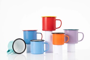 <span class=keywords><strong>Taza</strong></span> de esmalte blanco de sublimación de 11oz <span class=keywords><strong>con</strong></span> borde plateado <span class=keywords><strong>Taza</strong></span> de metal de café de viaje para acampar para Navidad Día de Acción de Gracias - Product Image 2