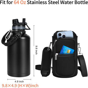 Bolsa Térmica Aislada de Neopreno con Correa para el Hombro, Duradera, Gran Capacidad de 64oz/128oz para Deportes al Aire Libre y Viajes - Product Image 3