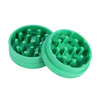 71 Holiday 60mm Broyeur à tabac manuel en plastique ABS écologique et biodégradable, certifié CE/FCC/ROHS, accessoires pour briquets écologiques