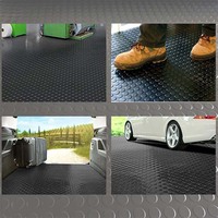 Lantise 2mm dicker PVC-Münz münz matten kleber für den Innenbereich mit rutsch fester Funktion für LKW-Fach und Garage