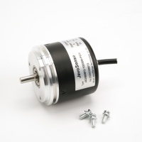 Encodeur optique incrémental Push-Pull 1000 PPR, étanche, à arbre plein, faible bruit, signal stable pour équipement d'automatisation