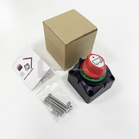 Commutateur de batterie 200A 12-48V étanche coupe de batterie robuste interrupteur principal isolateur de déconnexion noir + rouge + blanc 48
