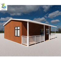20 40 pieds de luxe avec salle de bain et cuisine 2 chambres à coucher Pack plat petite maison conteneur portable maison modulaire Villa maison détachable