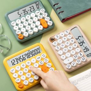 Calculatrice scientifique Mairun à interrupteur mécanique, couleur personnalisée, mignonne, écran LCD grand format 12 chiffres, boutons, piles AAA - Product Image 2