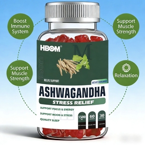 حلوى الأشواغاندا لتخفيف التوتر ودعم النوم، قوة إضافية مع هدوء طبيعي، نباتي، خالٍ من المواد المعدلة وراثياً - Product Image 2