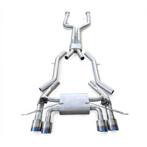 Tuyau d'échappement intelligent SS304 Cat-back pour BMW M3 G80 2020-2024 3.0T S58, configuration de son de silencieux haute performance - Product Image 4