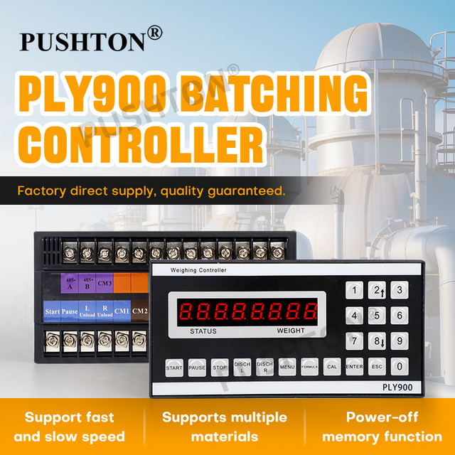 PLY900 Industrial Weighing Controller Puston for Material Batching System