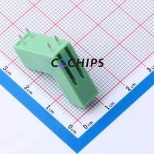 KF2EDGVT-3.5-2*2P Plug-in Terminal Block Through hole,P=3.5mm Connector Board-to-Board / Socket - Closed 2x2P 3.5mm Green - Product Image 2