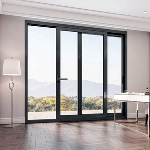 Đôi tráng men Low E kính cách âm bên ngoài Patio nhôm nâng và cửa trượt - Product Image 1