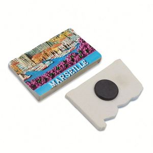 Factory Direct Custom Design Polyresin Print Tour France Souvenirs Marseille Resin <b>Fridge</b> Magnet - Product Image 2